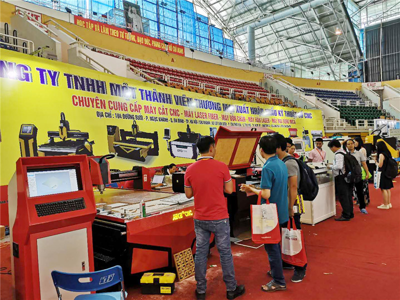 好博数控参加2018年8月越南展会